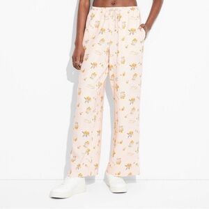 Wild Fable Pink Floral Wide Leg Pants